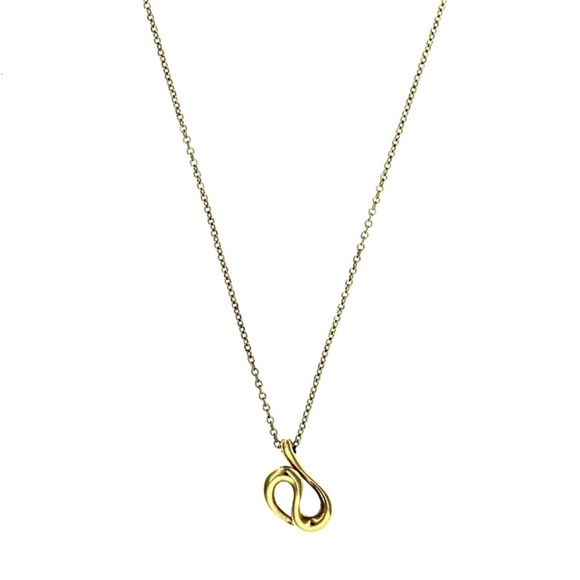 Tiffany & Co. Peretti Open Wave 18k Yellow Gold - Picture 4 of 12